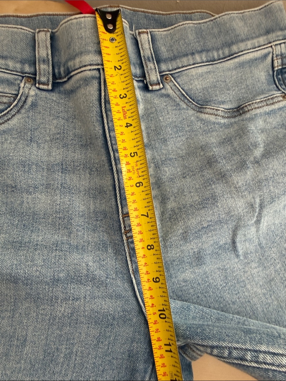 Spanx Kick Flare Jeans Indigo Sky Women Sz Large Style 20845R - Picture 7 of 8